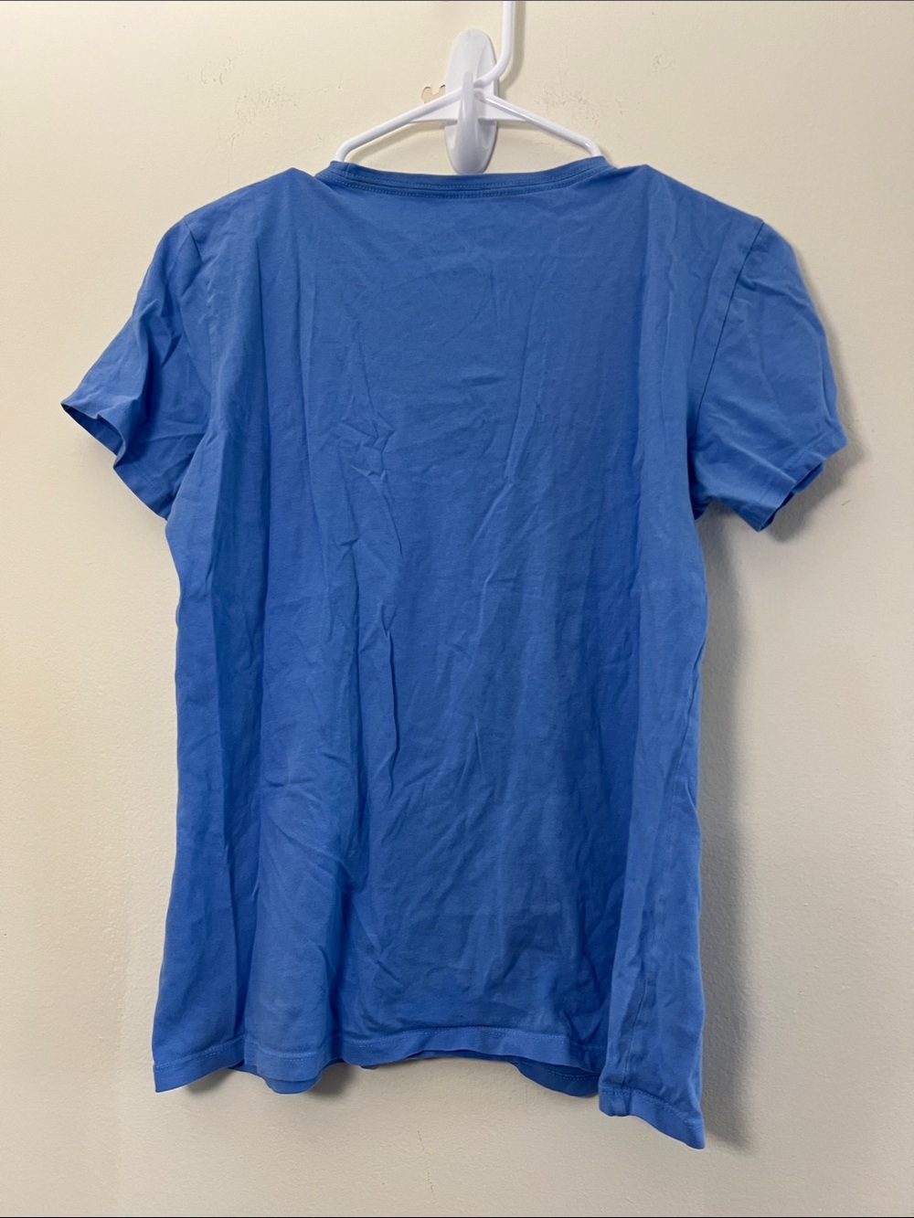 Life Is Good Blue Floral Tee with Multicolor Flower Print - Picture 3 of 3